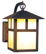 T-6090 Curved Arm  Wall Mount Lantern